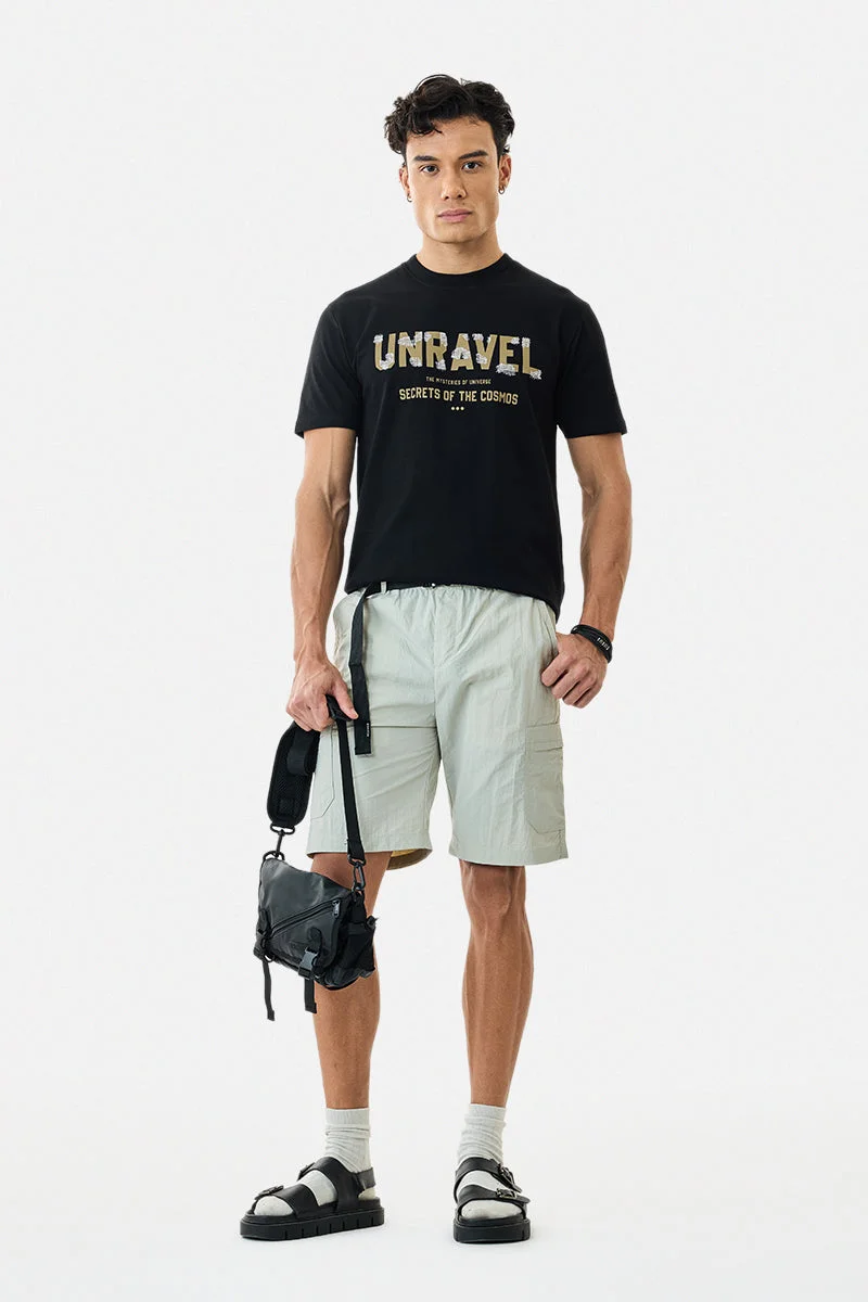 SNITCH Unravel 100% Cotton Regular Fit T-Shirt